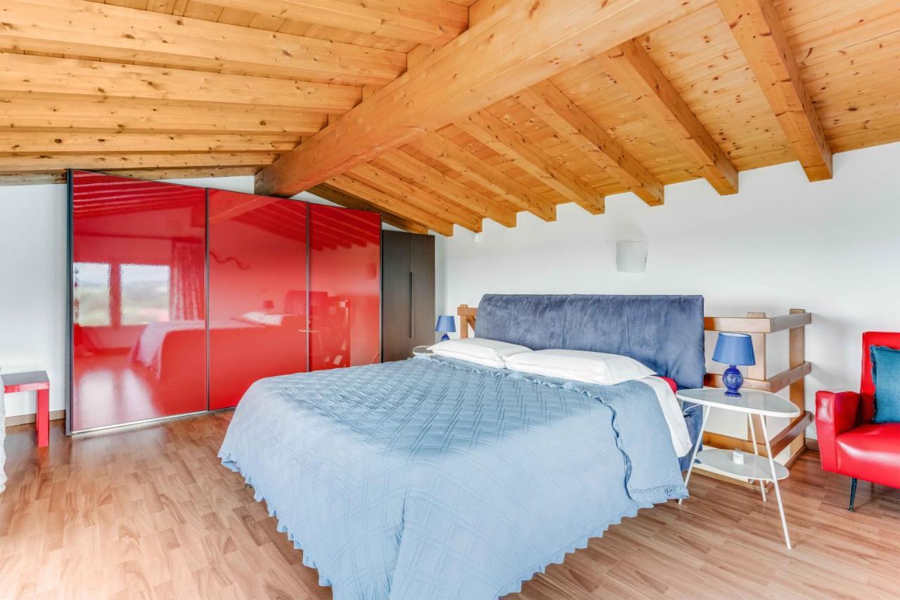 Piscina Panoramica - La Casa Volante Villa Сояно дел Лаго Екстериор снимка